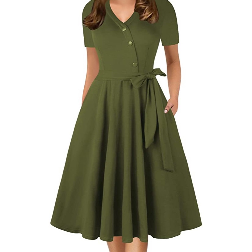 Vintage Swing Dress 2XL